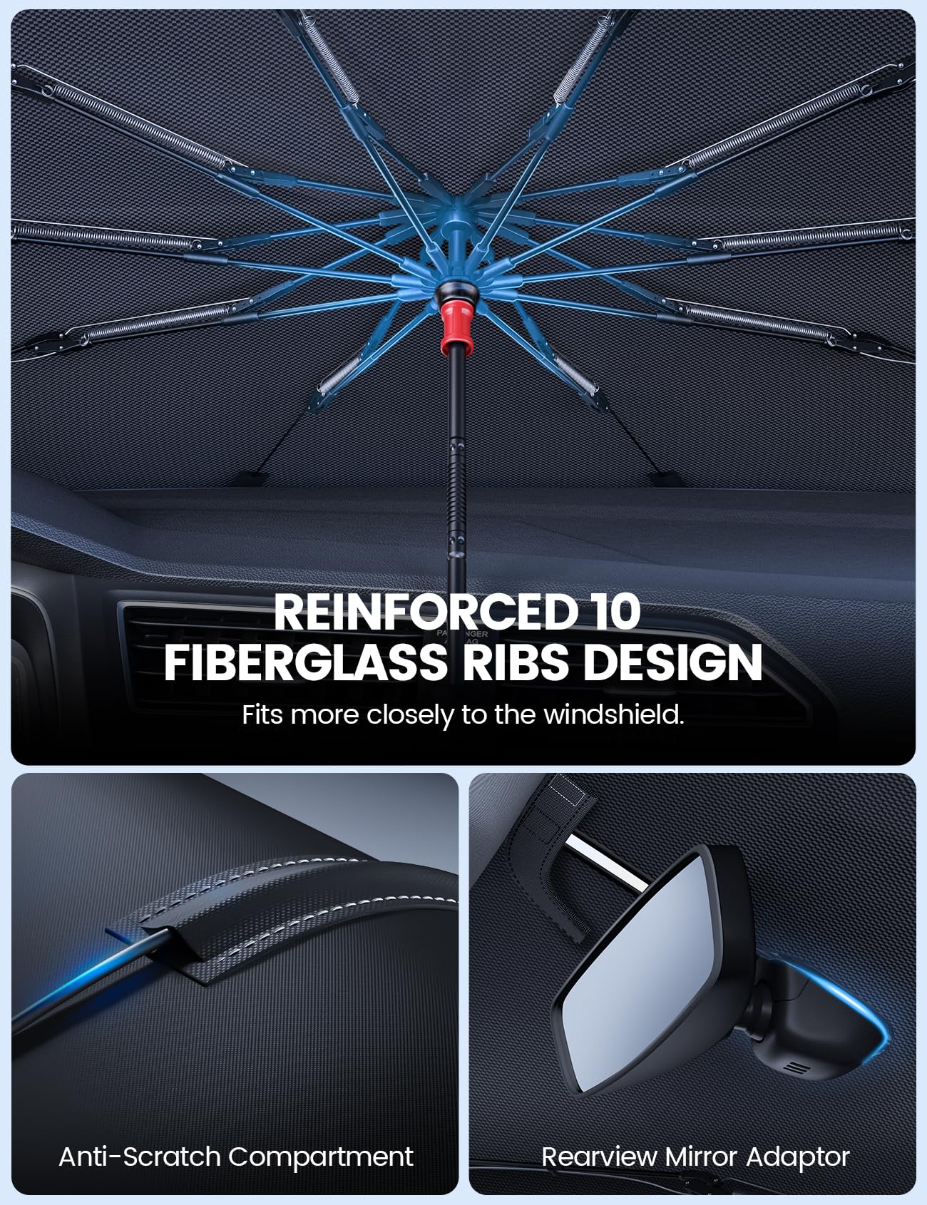 Car Windshield Sun Shade Umbrellas